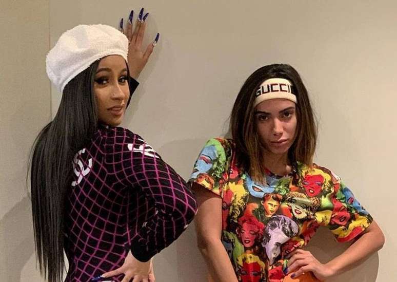 Cardi B e Anitta se unem para parceria musical.