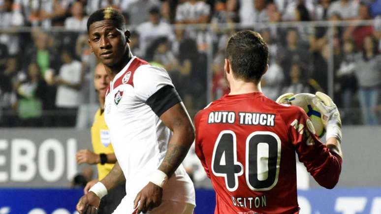 Yony em ação contra o Atlético-MG, partida em que passou em branco (Foto: Mailson Santana/Fluminense)