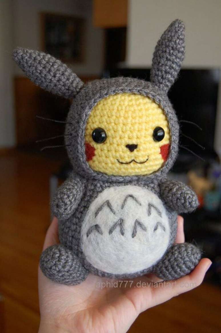 23. Pikachu de amigurumi super fofo. Fonte: Pinterest