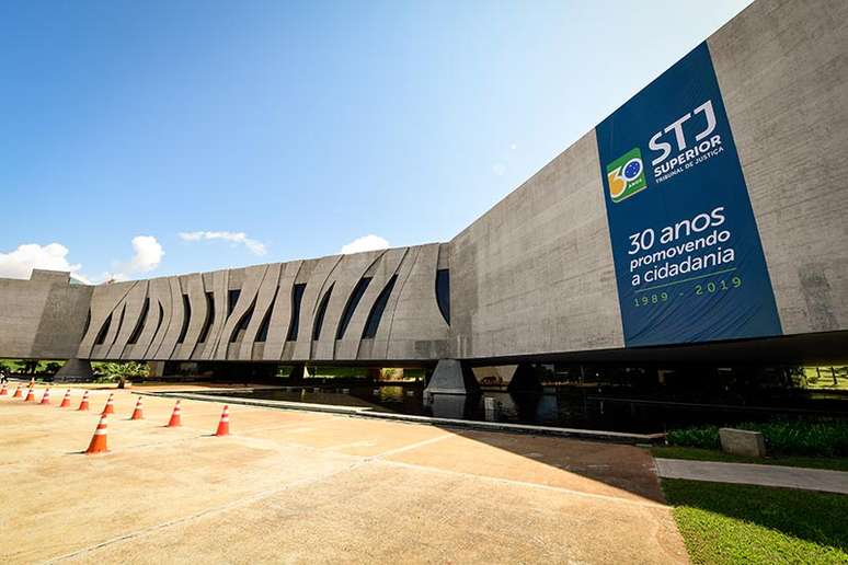 A fachada do STJ, em Brasília