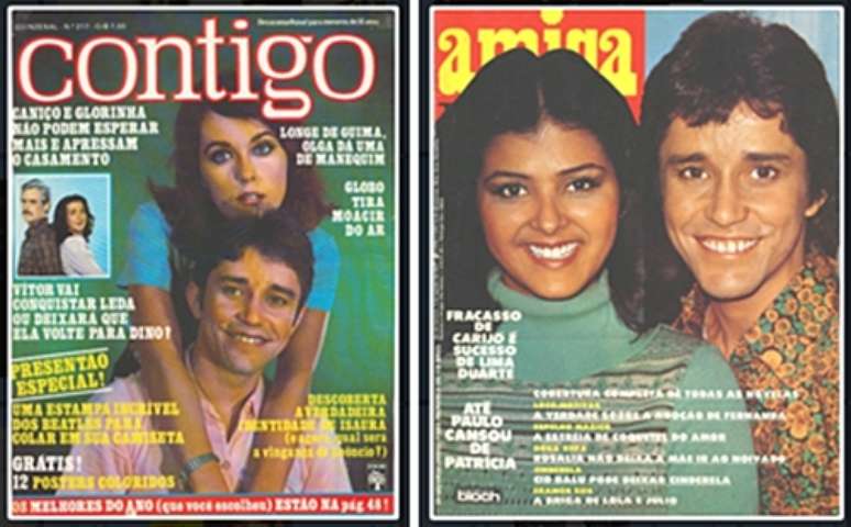 Na década de 1970, Barrosinho era considerado galã e posou para várias capas de revistas