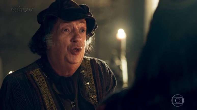 Marcos Oliveira como Her&aacute;clito em 'Deus Salve o Rei'