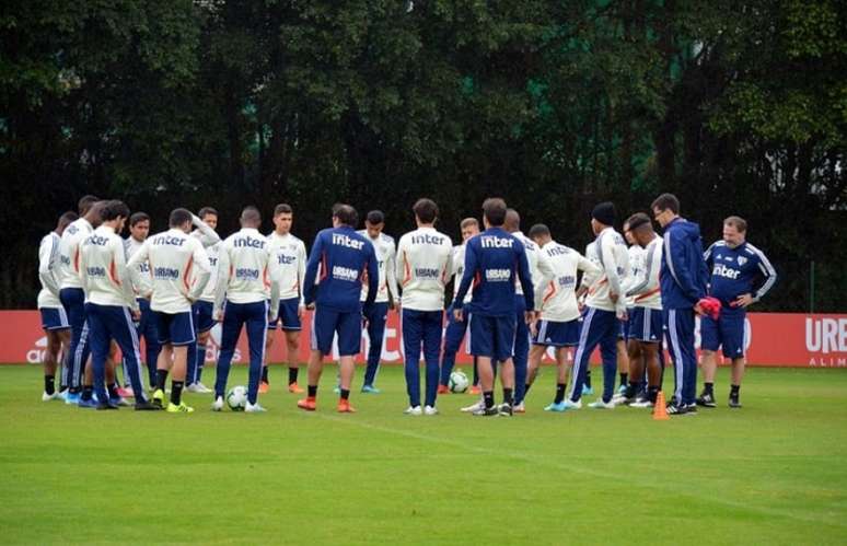 São Paulo treinou na manhã desta quarta-feira, no CT da Barra Funda (Foto: Alan Mendes/saopaulofc.net)