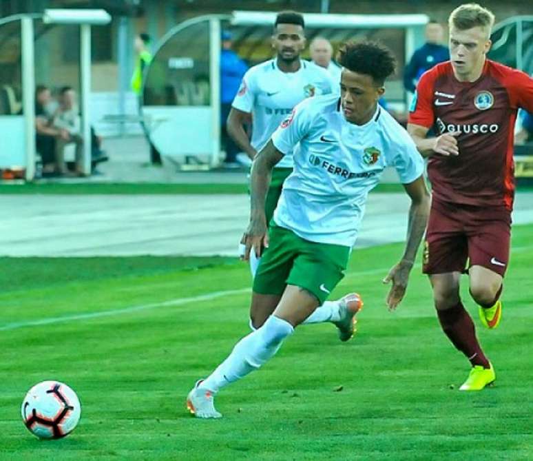 Brasileiro em campo pelo Vorskla (Foto: Divulgação)