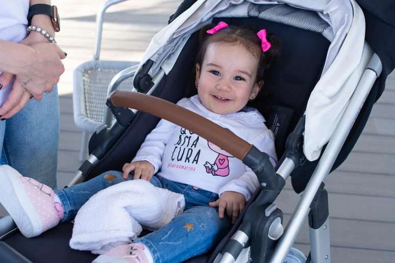 Família de Marina Souza, de 11 meses, tenta arrecadar R$ 9 milhões para tentar a cura para a Atrofia Muscular Espinhal nos Estados Unidos