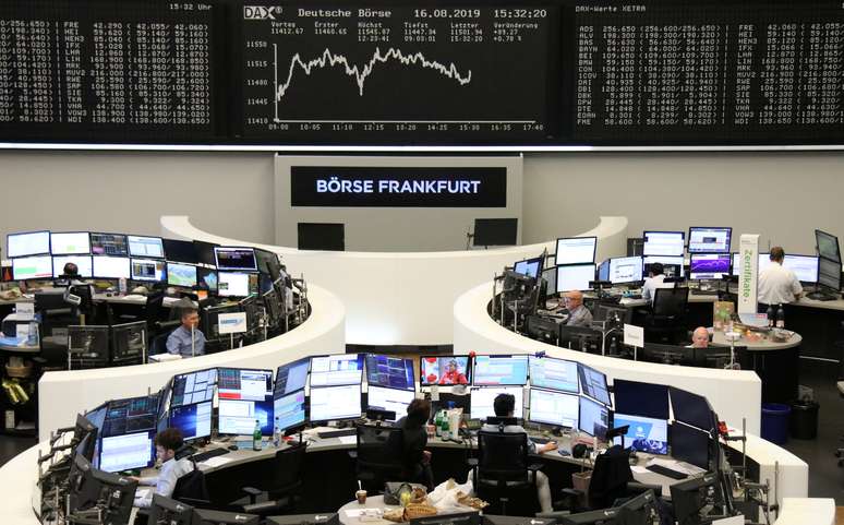 Bolsa de Valores de Frankfurt, Alemanha 
16/08/2019
REUTERS/Staff