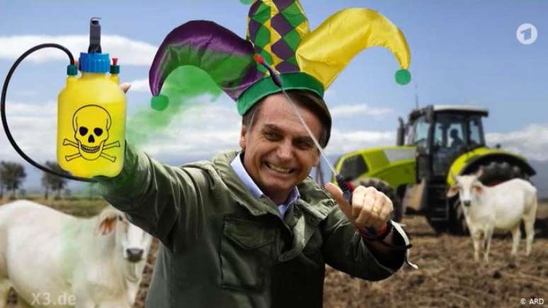 Presidente brasileiro é o &#034;bufão do agronegócio&#034;, segundo humorístico