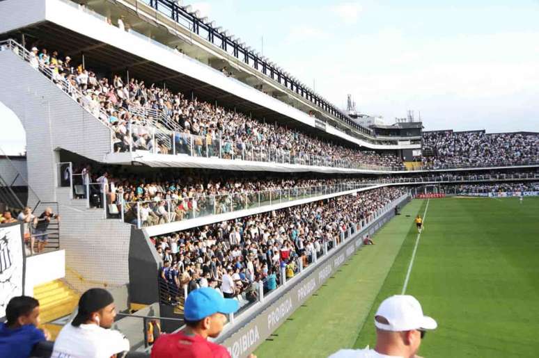 Santos vendeu mais de 11 mil ingressos para duelo contra o Fortaleza (Pedro Ernesto Guerra Azevedo/Santos)