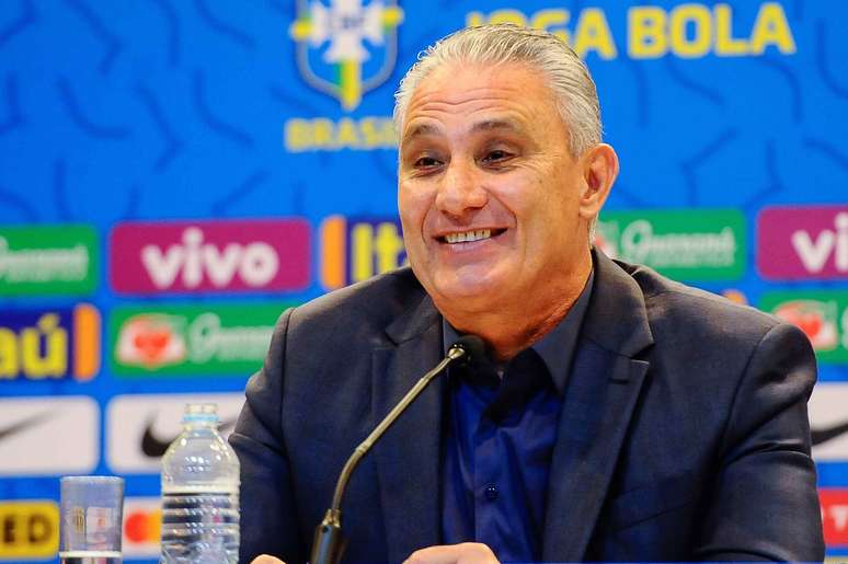  O técnico Tite anuncia a lista de convocados para amistosos da Seleção Brasileira, nesta sexta-feira, 16, na sede da CBF