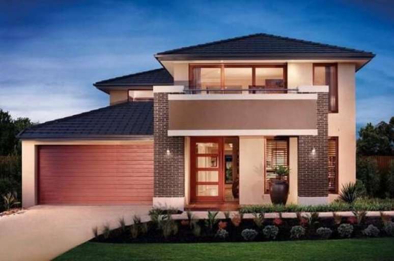 18. Arandelas externas para muro na fachada da casa