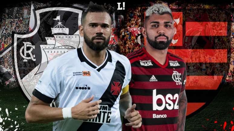 Leandro Castan e Gabriel Barbosa já se estranharam em duas oportunidades (Arte: Marcelo Moraes/Lance!)