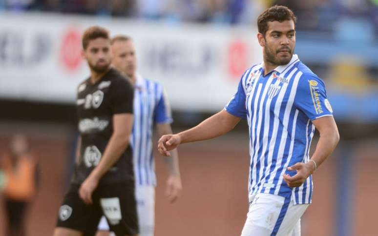 Brenner marcou o segundo gol do Avaí contra o Cruzeiro (Foto: Richard Franco/Avaí)