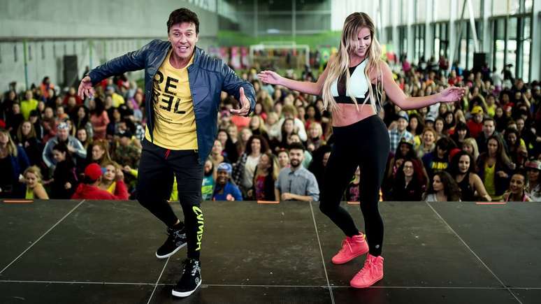 Beto viaja pelo mundo para participar de eventos de Zumba