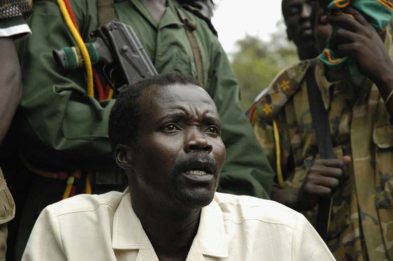 Joseph Kony, líder do Exército de Resistência do Senhor (LRA), em 2006