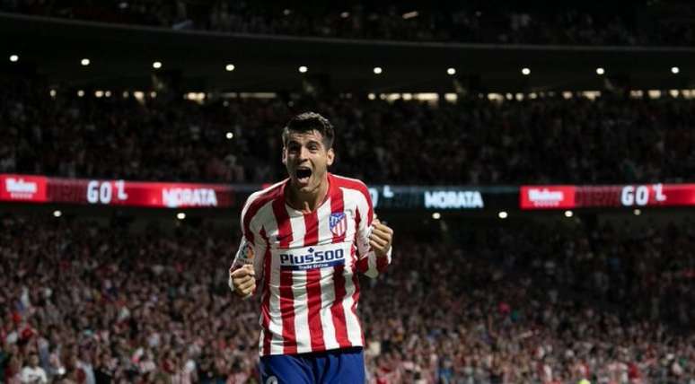 Morata marcou o único gol do Atleti neste domingo (Divulgação)