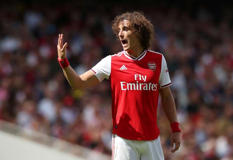 David Luiz durante partida do Arsenal contra o Burnley pelo Campeonato Inglês
17/08/2019 Action Images via Reuters/Peter Cziborra 