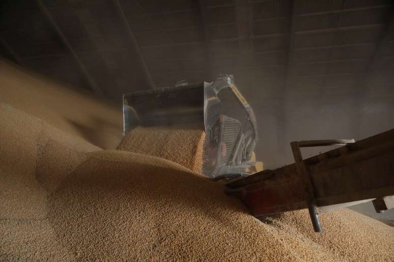 Armazenamento de milho exportado do Brasil no porto de Portimex, em Tuxpan, México 
21/02/2018
REUTERS/Henry Romero
