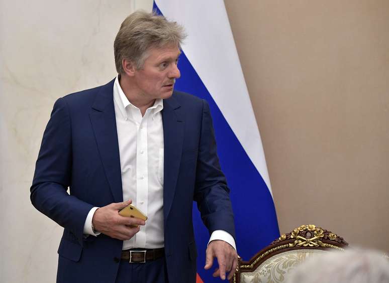 Porta-voz do Kremlin, Dmitry Peskov, durante reunião em Moscou
19/06/2019 Sputnik/Alexei Nikolsky/Kremlin via REUTERS