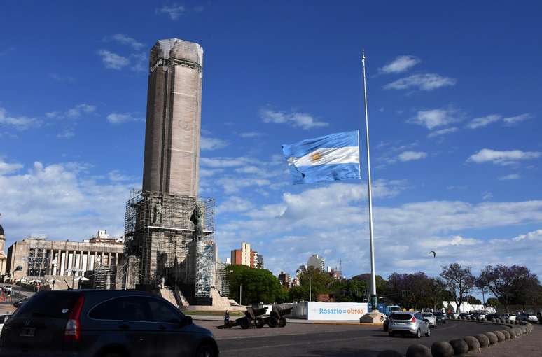 Bandeira da Argentina em Rosario, na Argentina
01/11/2017
 REUTERS/Stringer