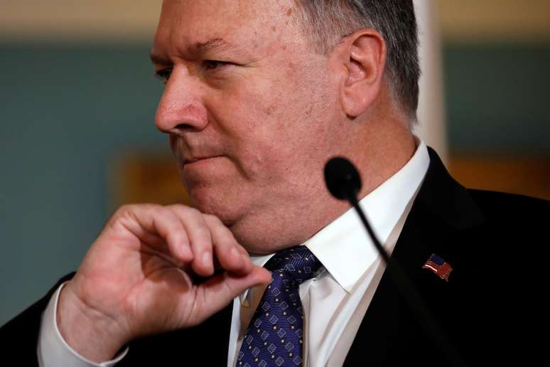 Secretário de Estado dos EUA, Mike Pompeo, em Washington
15/08/2019 REUTERS/Yuri Gripas