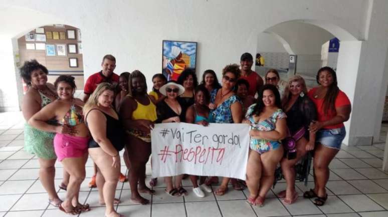 Coletivo protesta contra gordofobia em Salvador