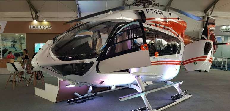 O helicóptero ACH 145, da Helibrás, tem preço mínimo de US$ 11 milhões