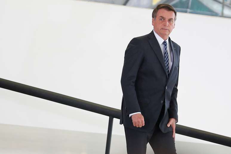 Presidente Jair Bolsonaro durante cerimônia no Palácio do Planalto
20/08/2019 REUTERS/Adriano Machado