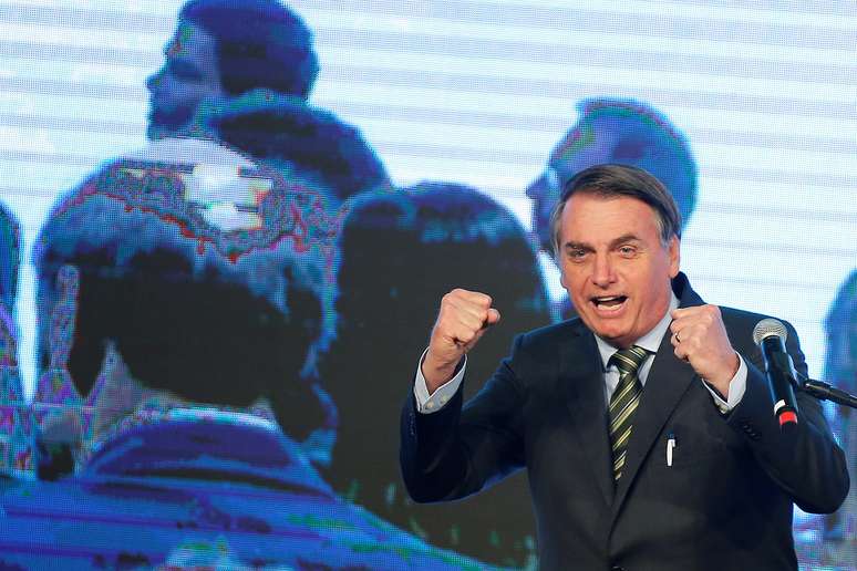 Presidente Jair Bolsonaro durante evento em Brasília
21/08/2019 REUTERS/Adriano Machado 