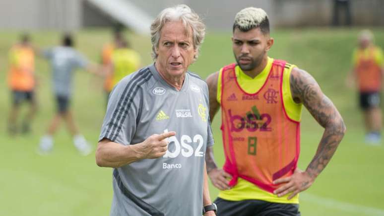 Jorge Jesus não poderá escalar o autor de 24 gols em 2019 (Foto: Alexandre Vidal/Flamengo)