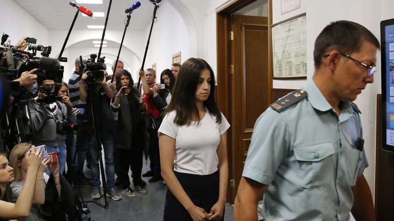 Angelina e as irm&atilde;s participaram de uma audi&ecirc;ncia em junho de 2019