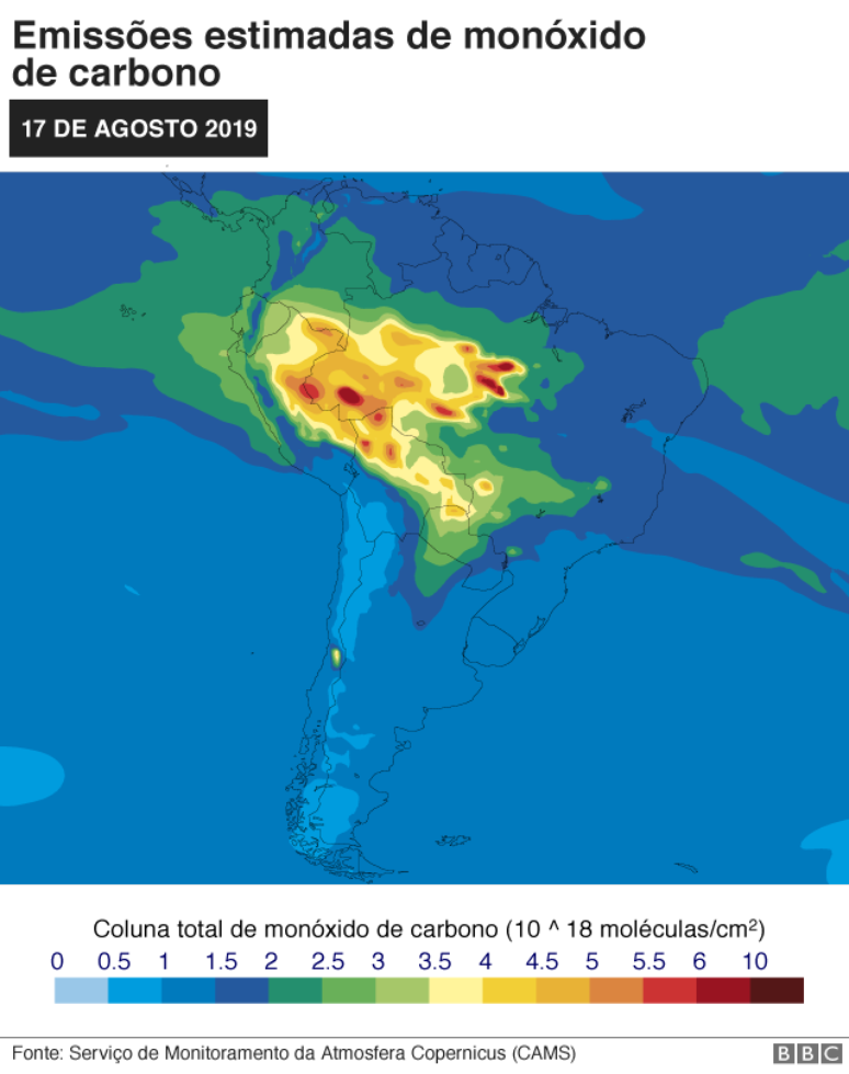 Monóxido de carbono (10^18 moléculas/cm2), 17 de agosto