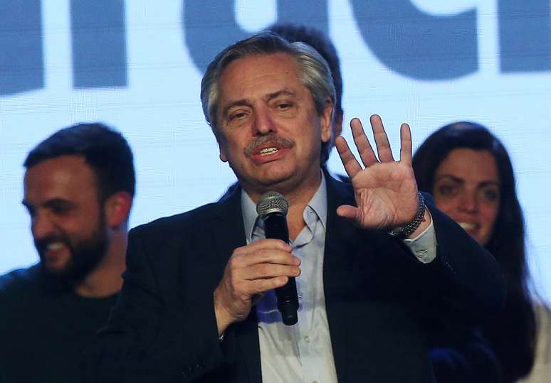 Candidato à presidência da Argentina, Alberto Fernández
11/08/2019
 REUTERS/Agustin Marcarian