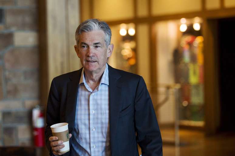 Chairman do Fed, Jerome Powell, na edição de 2015 do simpósio de Jackson Hole, Wyoming (EUA) 
28/08/2015
REUTERS/Jonathan Crosby