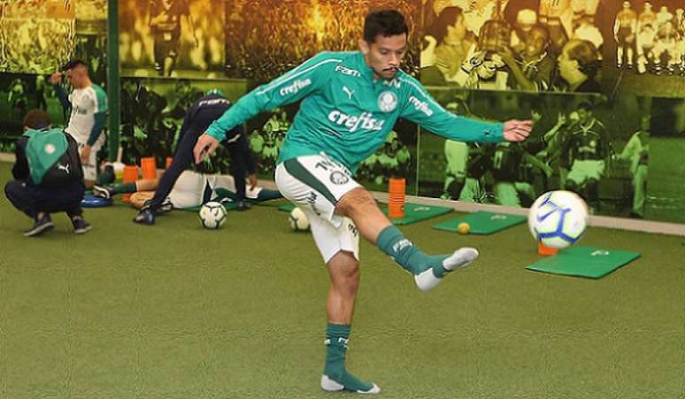 Gustavo Scarpa é o artilheiro do Palmeiras na temporada com dez gols (Foto: Cesar Greco)