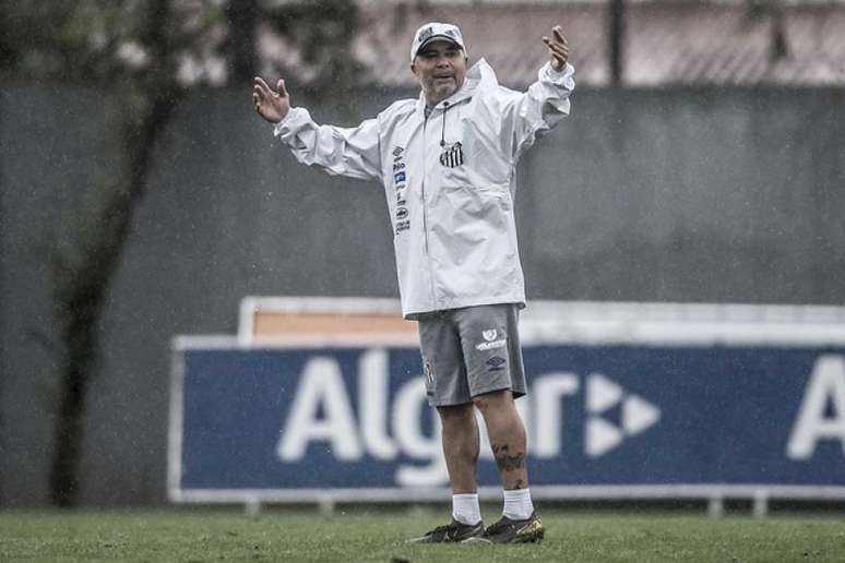 Santos perdeu dois jogos consecutivos somente em março, para Novorizontino e Botafogo-SP (Foto: Ivan Storti)