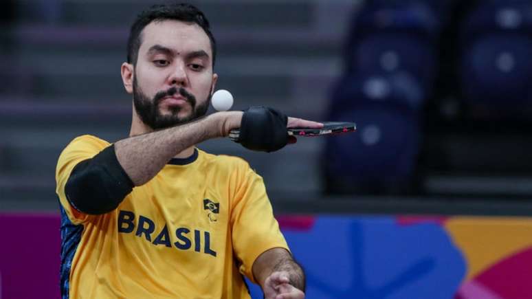 Brasil estreia com a mão direita no tênis de mesa do Parapan de Lima (Foto: Ale Cabral/CPB)
