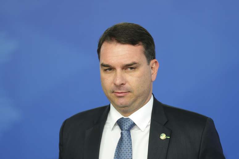 O senador Flavio Bolsonaro