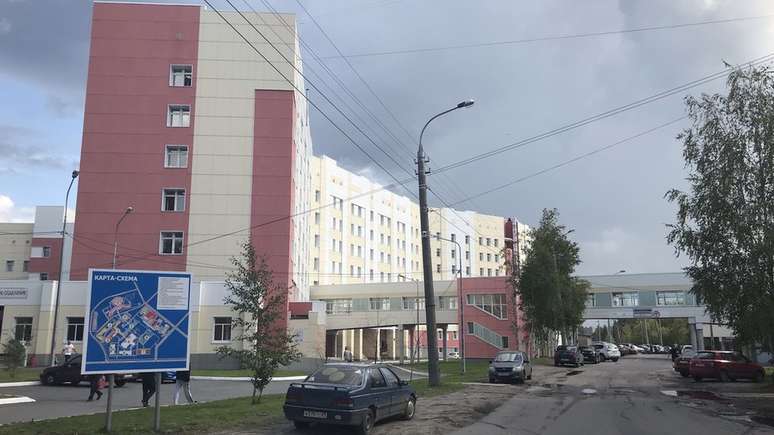 Três vítimas da radiação foram levadas para o hospital regional de Arkhangelsk