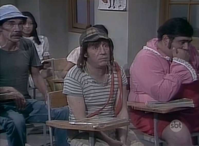 Trecho de episódio do seriado 'Chaves', de Roberto Bolaños, exibido pelo SBT e pelo canal pago Multishow.   