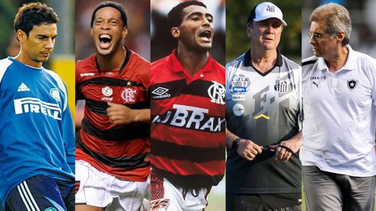 Jogadores e treinadores que foram ao Poder Judiciário e tiveram decisões favoráveis em seus casos (Foto: Divulgação)