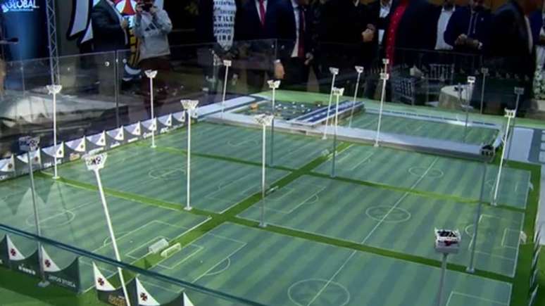 Maquete do que deve ser o novo CT do Vasco (Foto: Reprodução)