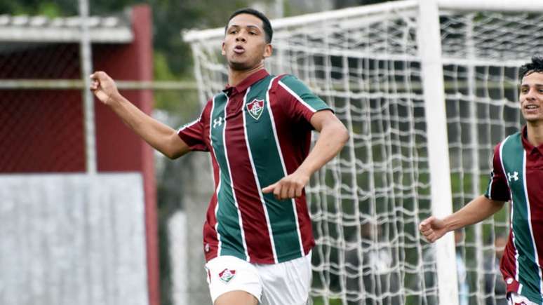 Samuel comemora gol da vitória sobre o Vasco (Foto: MAILSON SANTANA/FLUMINENSE FC)