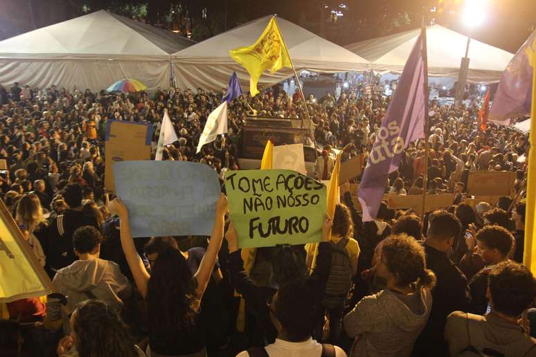 Manifestação no Rio.