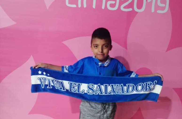 Javier Córdova, de El Salvador, é o atleta mais novo do Parapan de Lima, com 13 anos (Foto: Gerson Villalta)