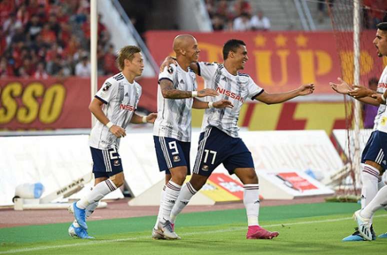 Brasileiro comemora um dos gols marcados (Foto: Divulgação)