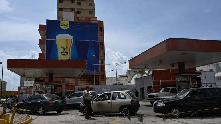 Maracaibo é uma das cidades mais afetadas pela falta de gasolina