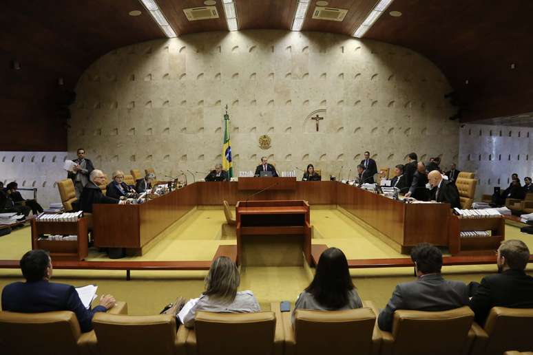 Plenário do STF em Brasília (DF), durante sessão