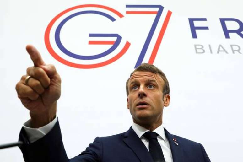 Macron diz que G7 concorda em ajudar combate a queimadas na Amazônia