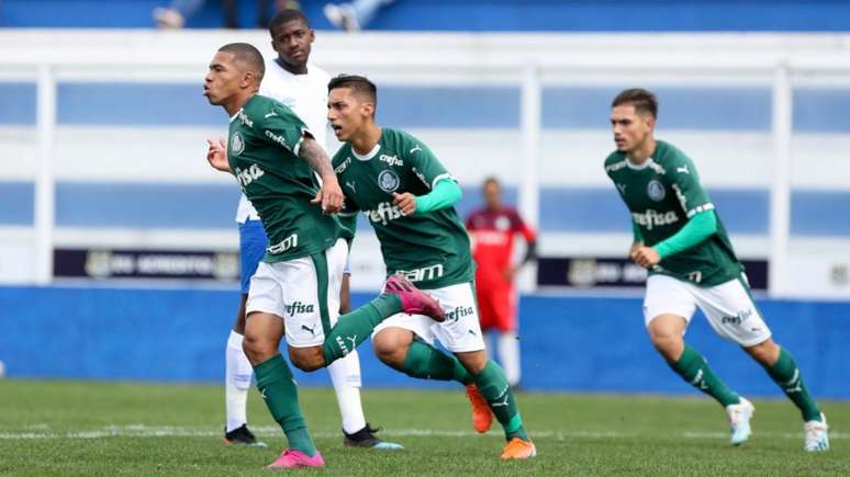 Lucas Esteves abriu o placar para o Verdão sub-20 em Diadema (Crédito: Fabio Menotti/Divulgação/Ag. Palmeiras)