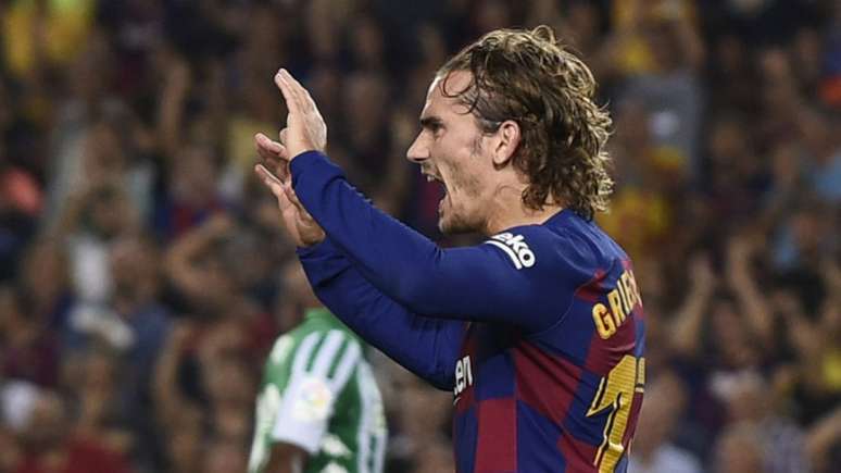 Griezmann marcou duas vezes no Camp Nou (AFP)